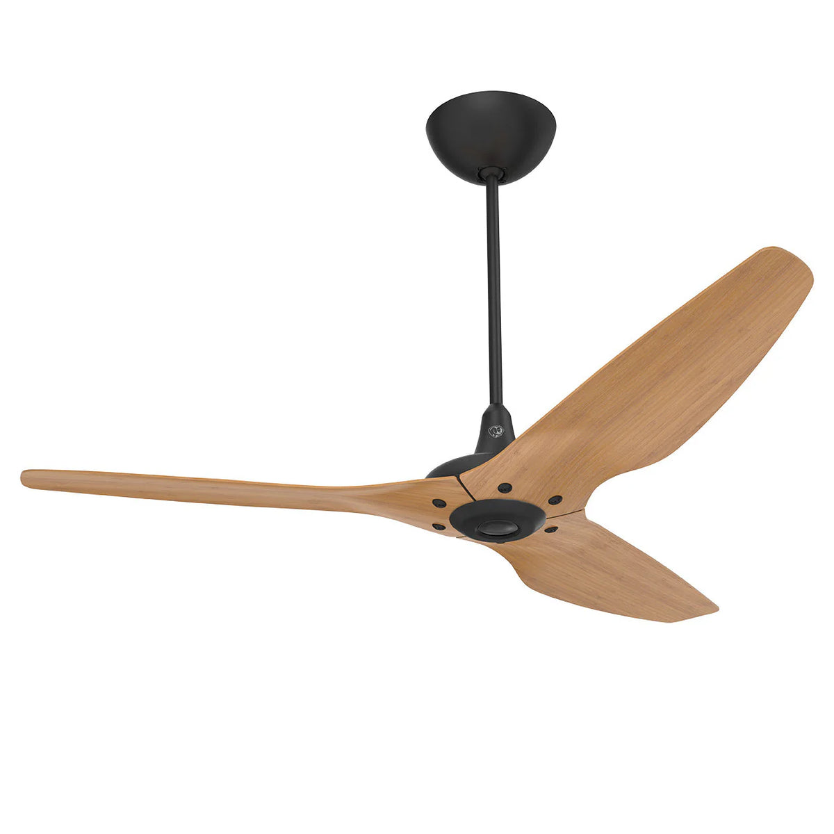 60 Ceiling Fan with Bamboo Blades and Black Finish S538