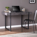 Black Wooden Small Space Writing Desk L59229