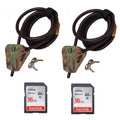 6-ft Cable Lock and 16GB SD Card U1976