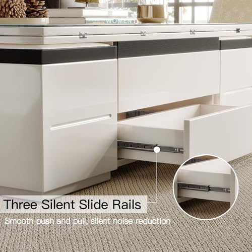 White Lifting Top Coffee Table with Four Stools T189770