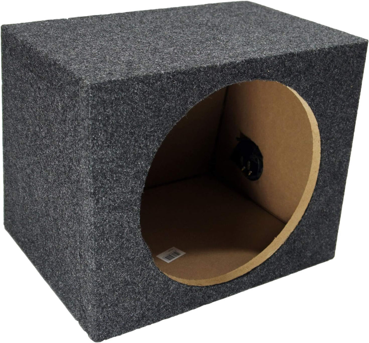 Single 12" Sealed Subwoofer Box Enclosure 5/8" MDF Wood Pack of 2 A173950