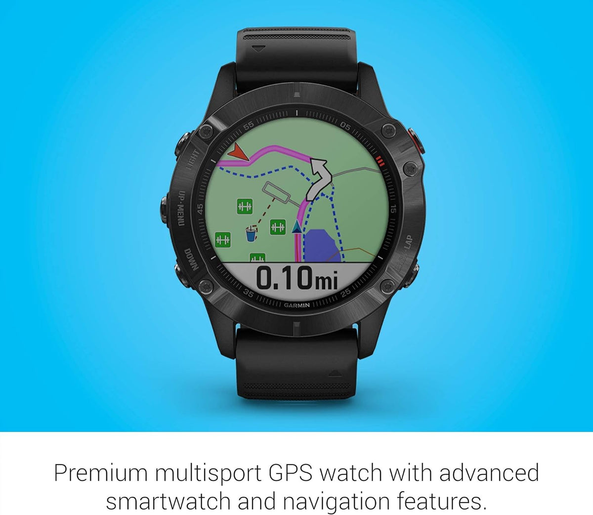 Black Multisport GPS Watch G53377