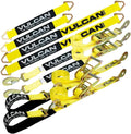 Axle Tie Down Kit with Axle Straps and Snap Hook Ratchet Straps B2125