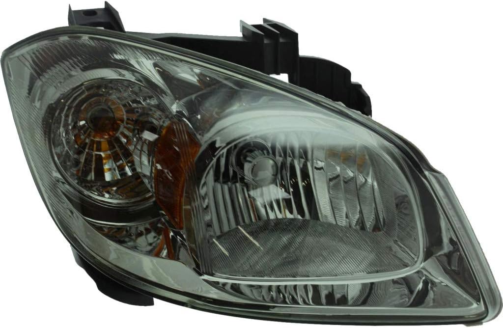 Smoke Passenger Side Headlight with Bracket B321