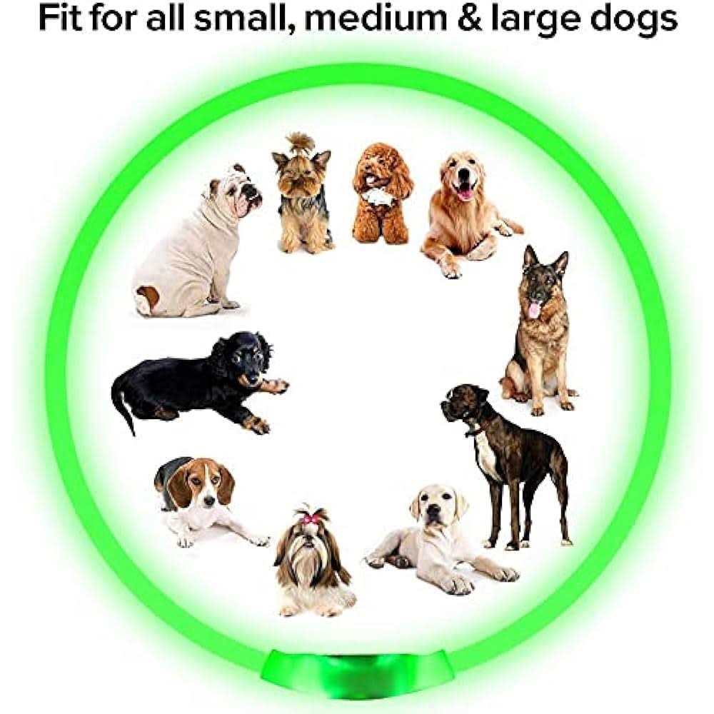 Light Rechargeable LED Dog Collar F94773