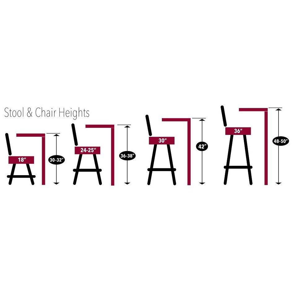 42 in. Black Pub Table G925376