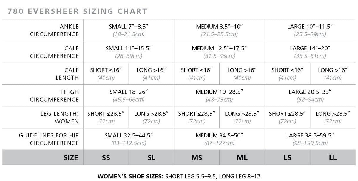 20-30 mmHg Eversheer Pantyhose H986396