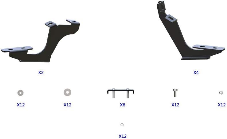 Nerf Bars Running Boards for Ford Ranger Super Cab 2-Door B946