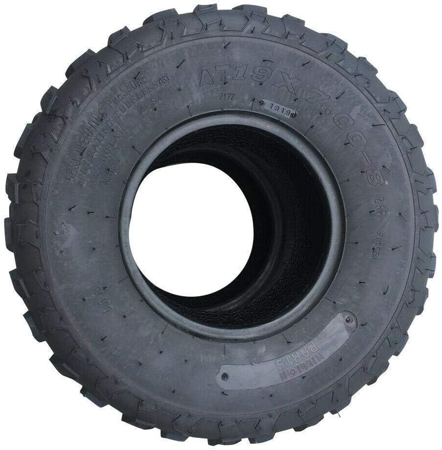 Set of 2 ATV Tubeless Tires 19X7-8 4PR C7148