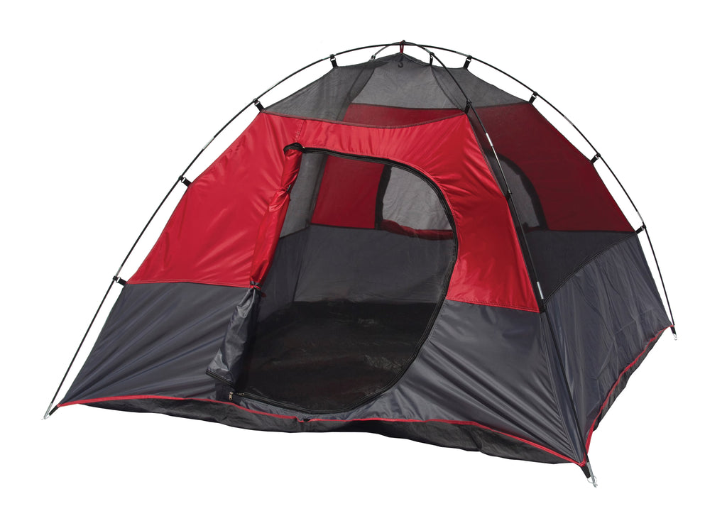Red & Black 3-Person Dome Tent J9216