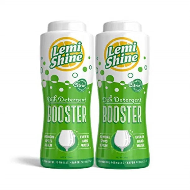 24oz 2 Pack Lemon Dishwasher Detergent Additive G1195