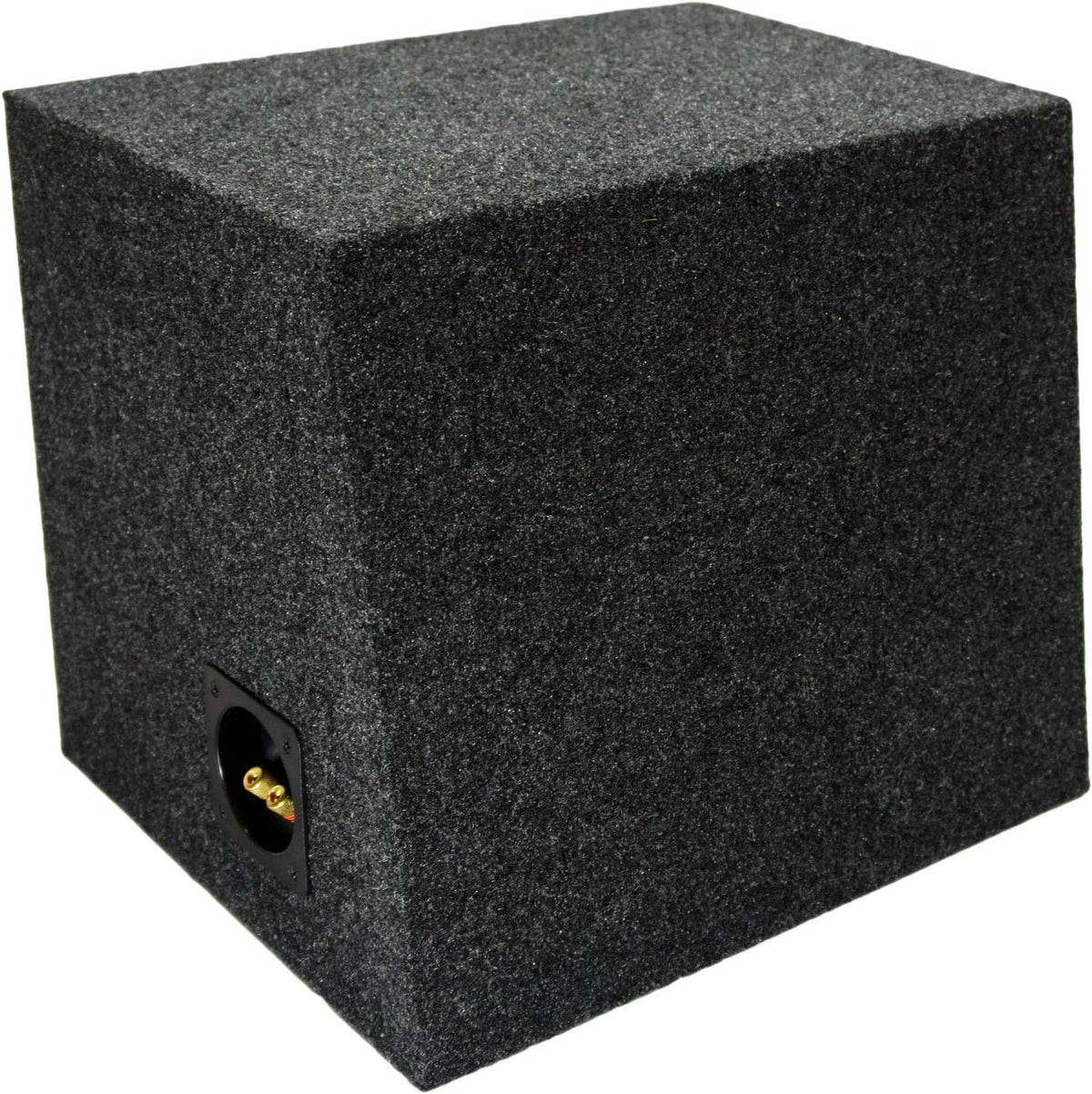 Single 12" Sealed Subwoofer Box Enclosure 5/8" MDF Wood Pack of 2 A173950
