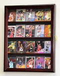 Sport Cards Display Case Cabinet Wall Rack J345498