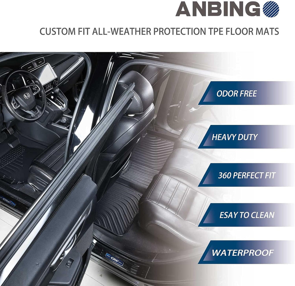 All Weather TPE Car Floor Mats for Mazda CX-5 2017-2022 L63391