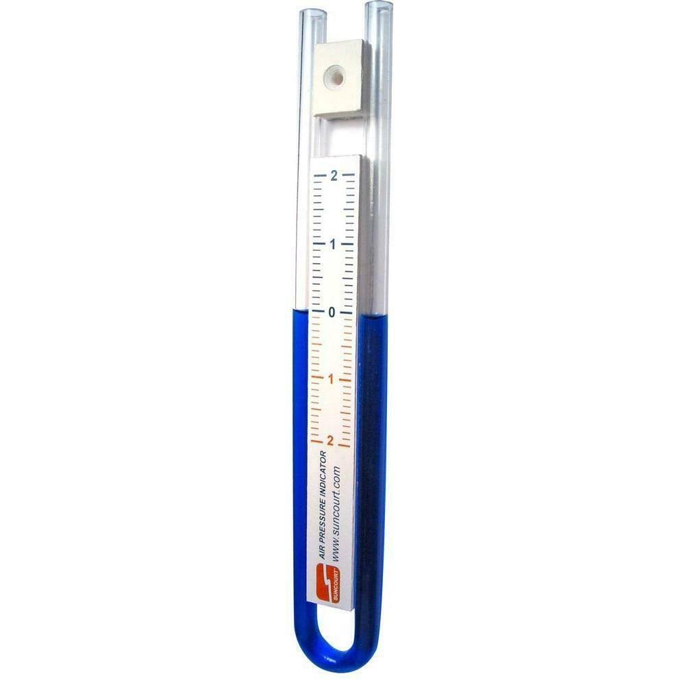 4 in. Radon Mitigation Fan Kit with Couplers and Air Pressure Indicator Q4464