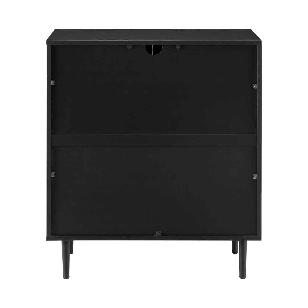 Solid Black Accent Cabinet Q500