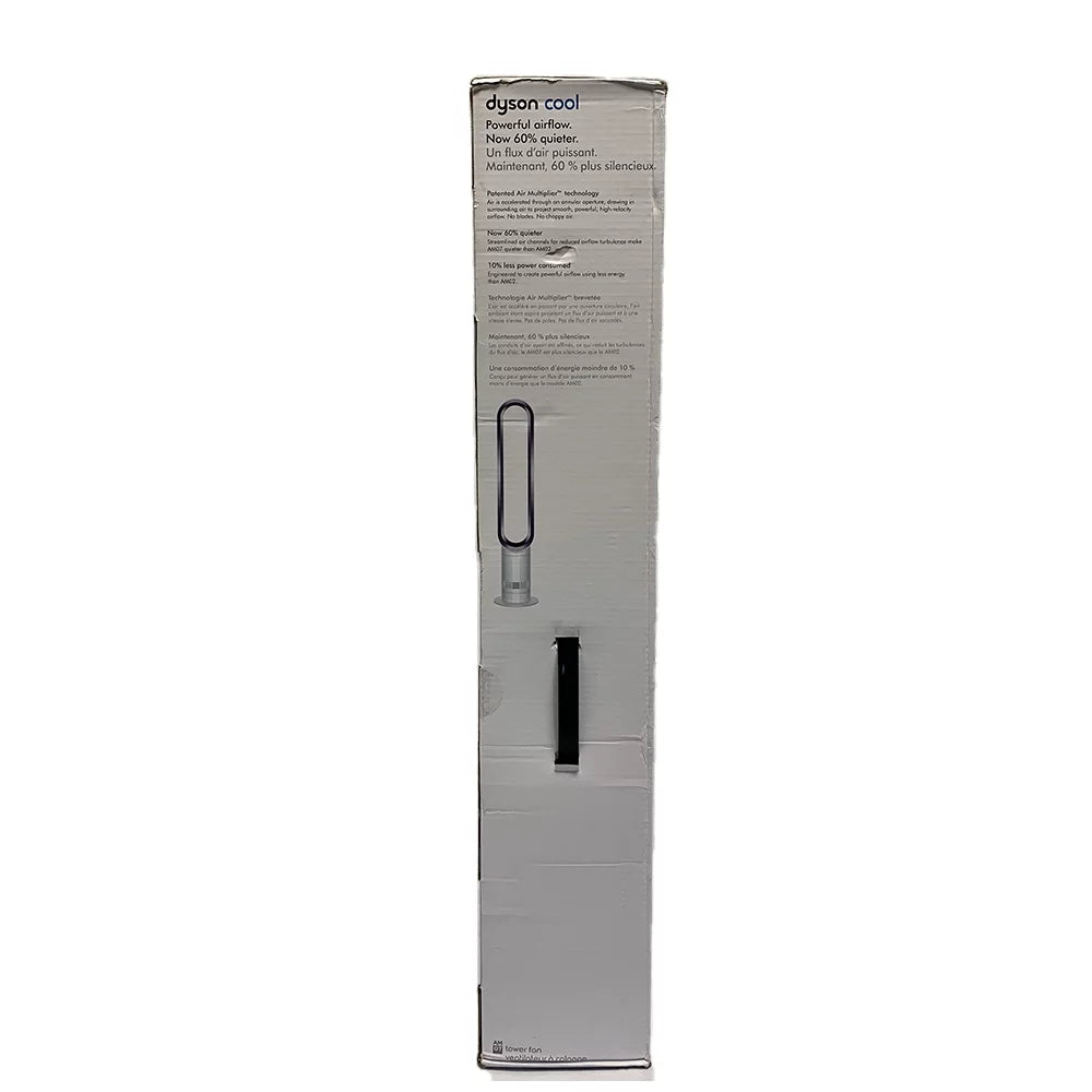 White Silver Tower Fan L758