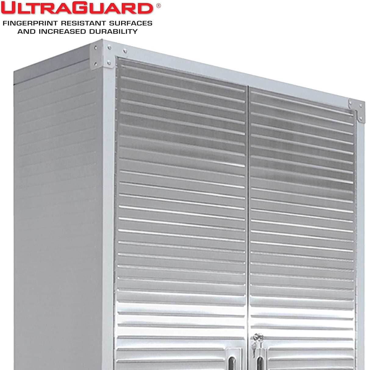 Full Door Rolling Storage Cabinet, 36" W x 18" D x 72" H, Granite Y427063