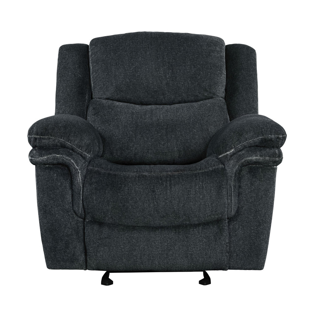 Dark Blue Manual Reclining Sofa I330400