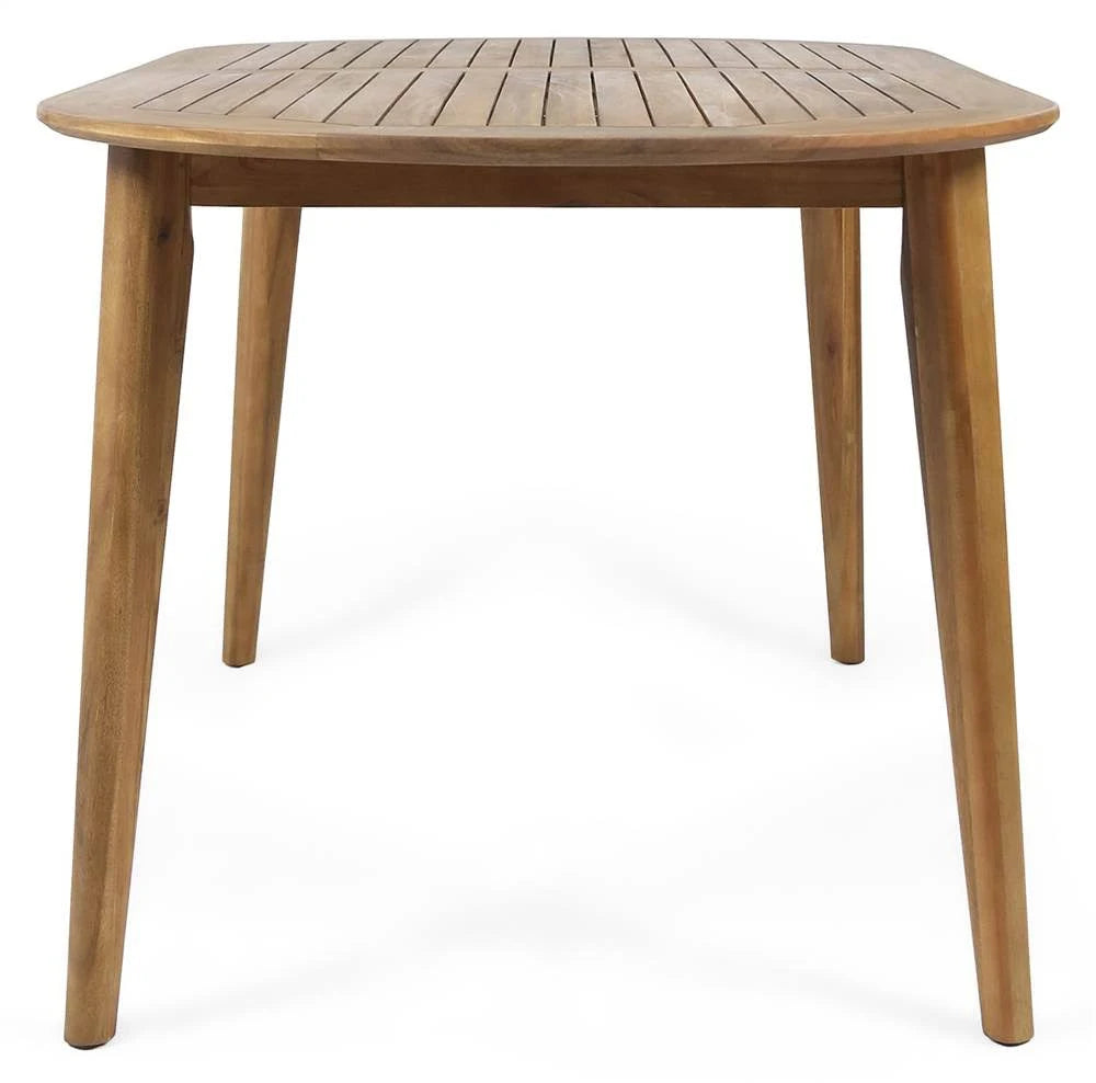 Teak Oval Acacia Wood Dining Table S92124