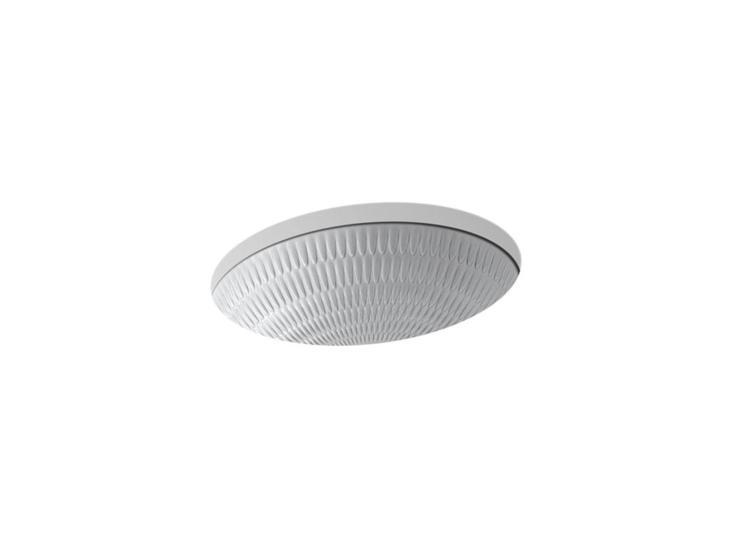 Earthen White Undercounter Bathroom Sink H51618