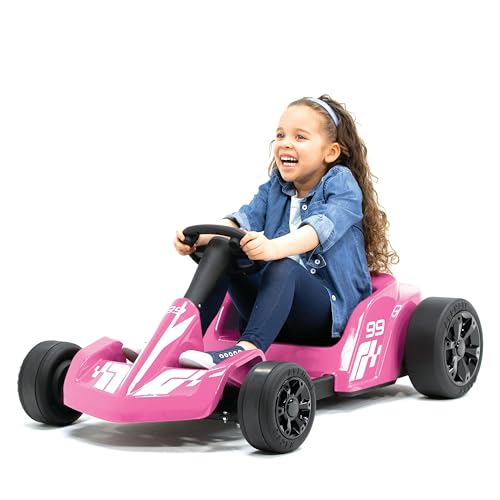 12V Battery Powered Go Kart Black Y8186