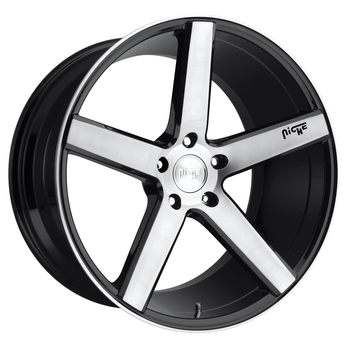 19x8.5 Gloss Black Brushed Wheel F493732