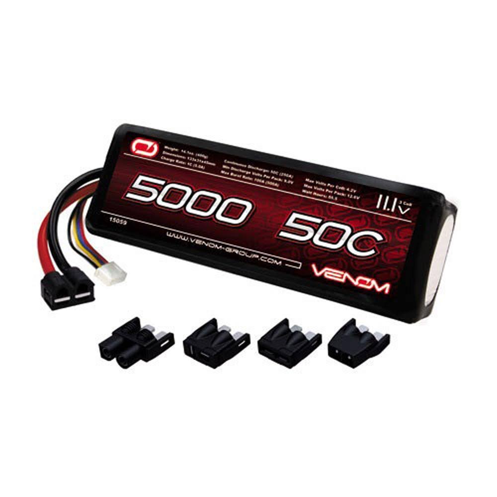 11.1V 5000mAh 50C 3S LiPo Battery with Uni Plug J70456
