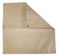 Tan 6' x 6' 14.5 oz. Polyester Canvas Tarp Q1505