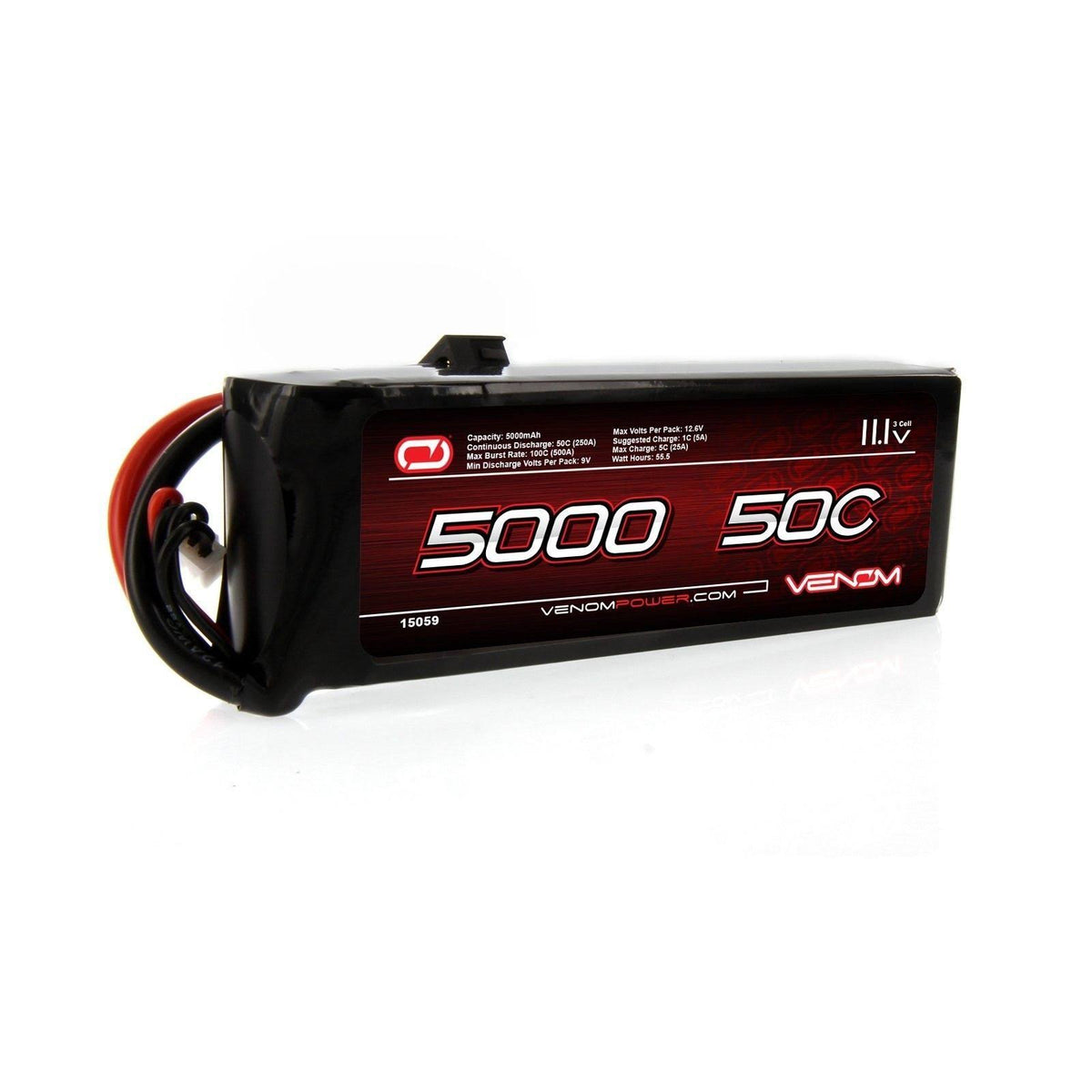 11.1V 5000mAh 50C 3S LiPo Battery with Uni Plug J70456