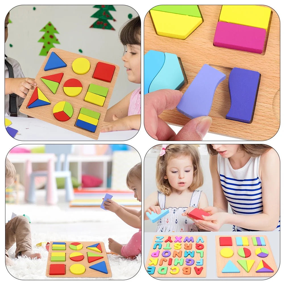 Puzzle Shape Sorting Toy Toddler Learning Toys Educational Baby D71678