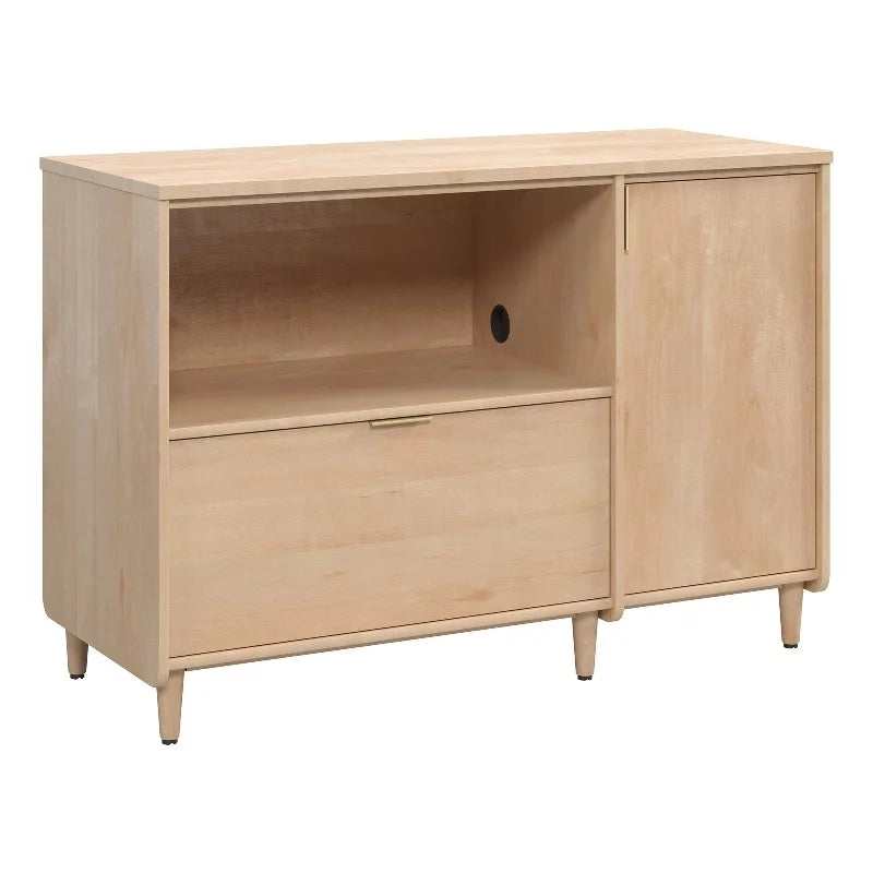 Engineered Wood Credenza Natural Maple Finish G56518