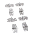 Polished Stainless Steel Marine Grade Door Hinges 3 x 1.5 Inches Set of 8 N422078