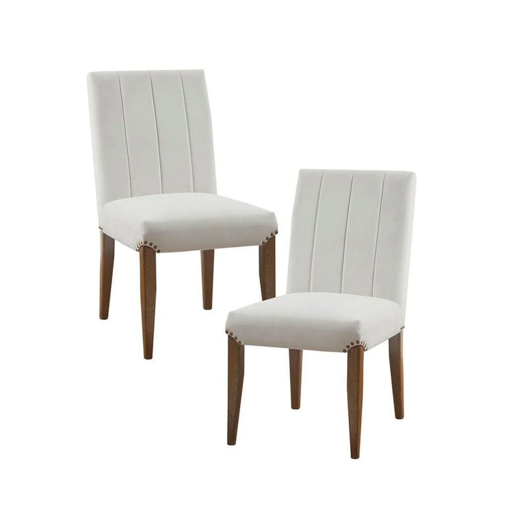 Set of 2 Dining Chair Cream Finish L888718