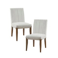 Set of 2 Dining Chair Cream Finish L888718