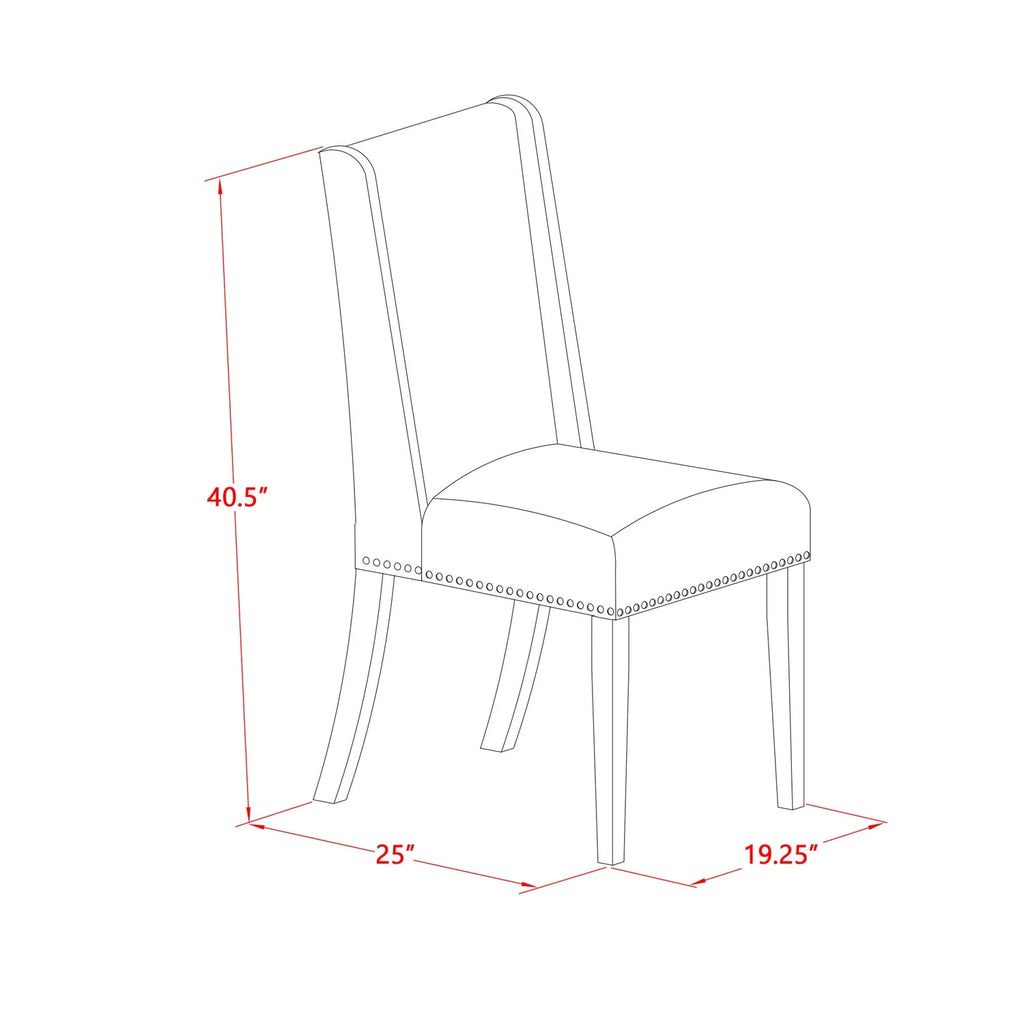 5 Pc Dining Room Set with 4 Upholstered Chairs S298882
