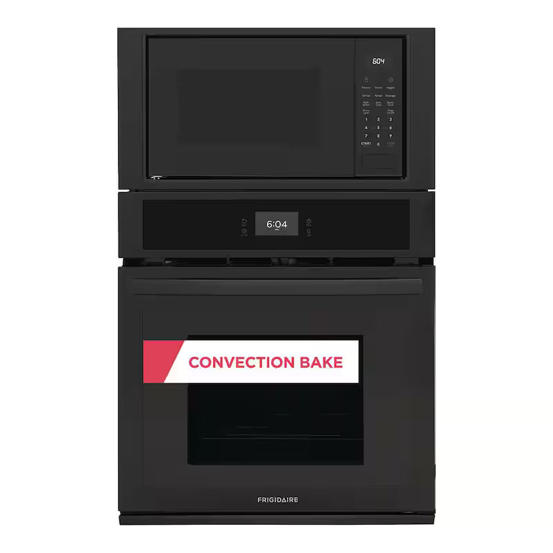 Electric Built-In Wall Oven and Microwave Combination in Black L22656