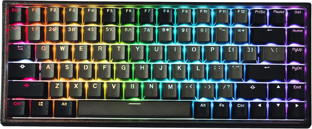 Hot Swappable Mechanical Keyboard 84-Key RGB Backlit Black E7050