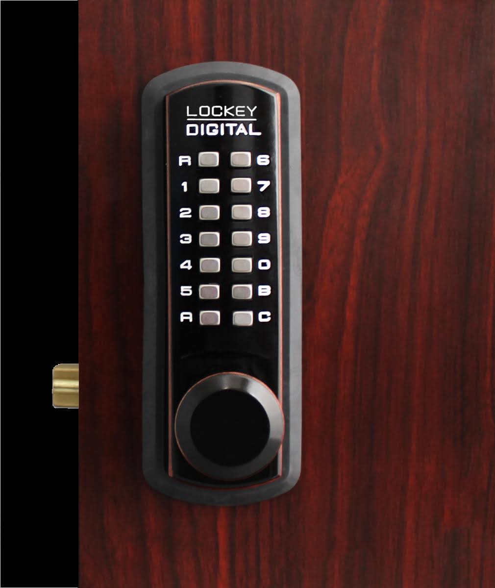 Oil Rubbed Bronze Mechanical Keyless Door Knob L83271