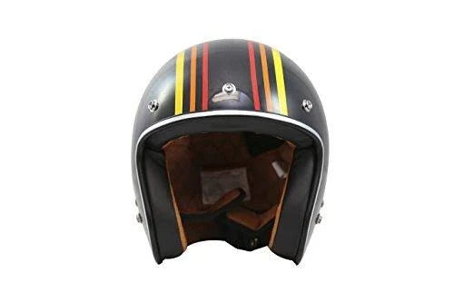 Gloss Black 3/4 Open Face Helmet XL X363