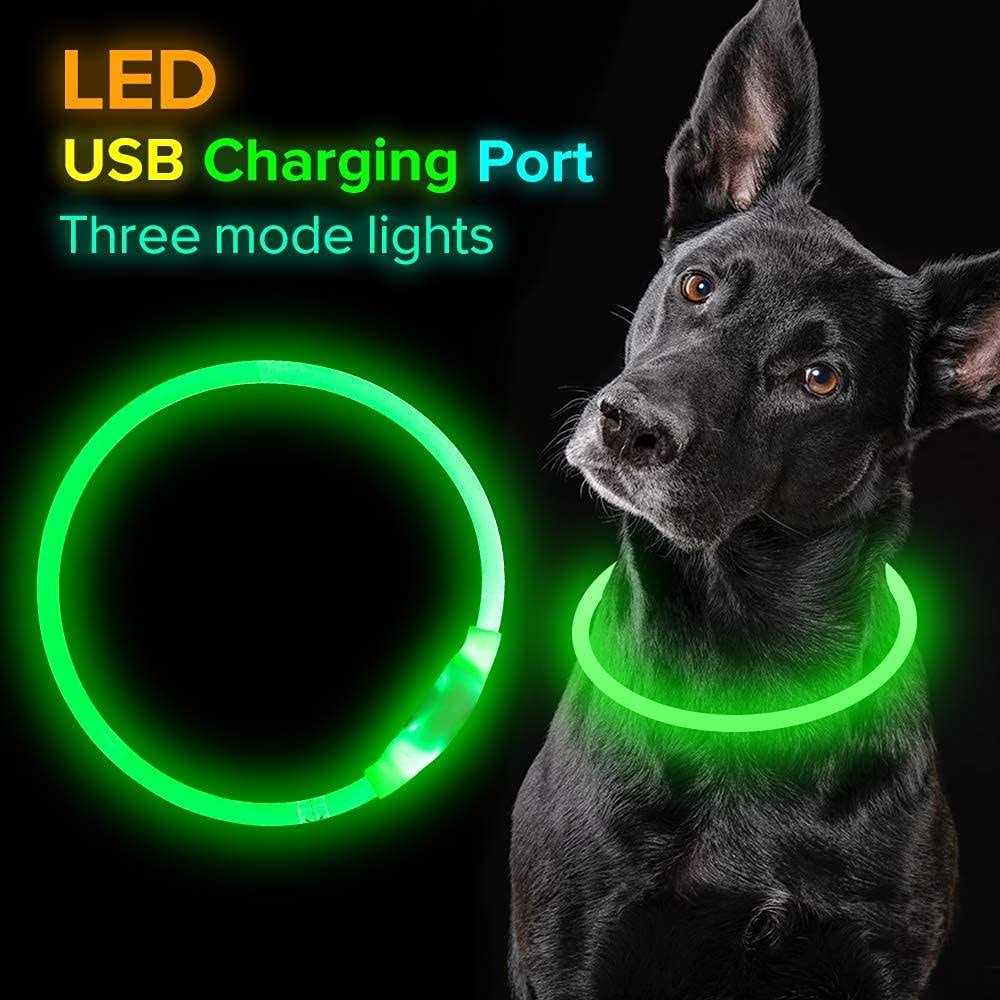 Light Rechargeable LED Dog Collar F94773