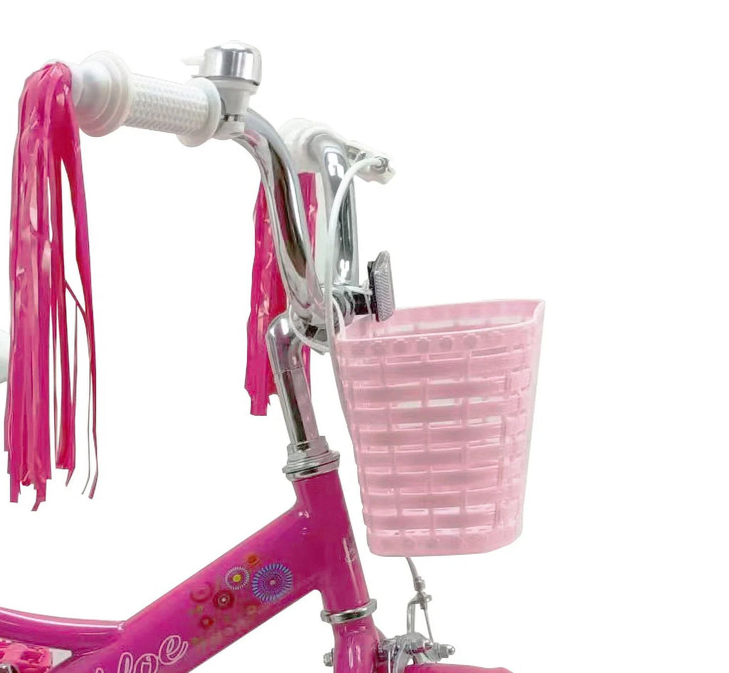 12 inch Kids Bike with Basket and Training Wheels M675