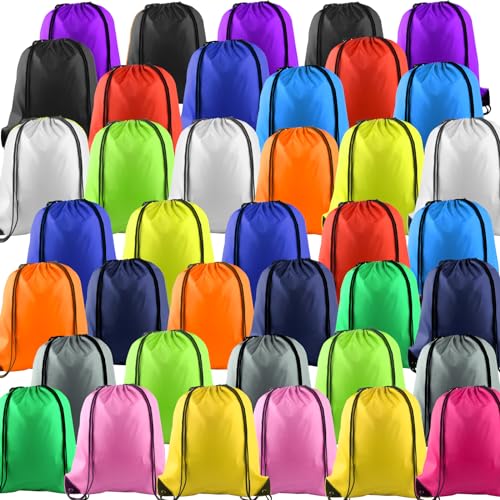 Blue Drawstring Backpack Bags Bulk B29739