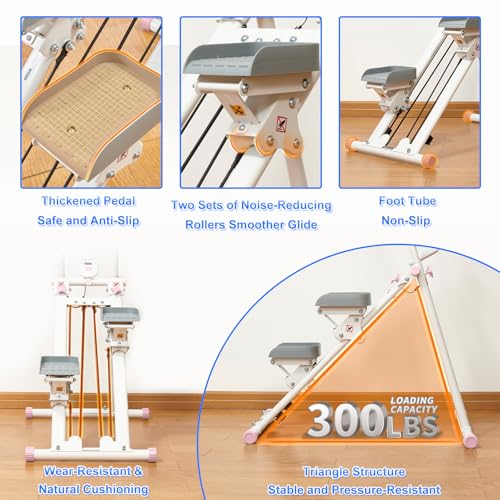 Folding Vertical Climber with Adjustable Handlebar D44638