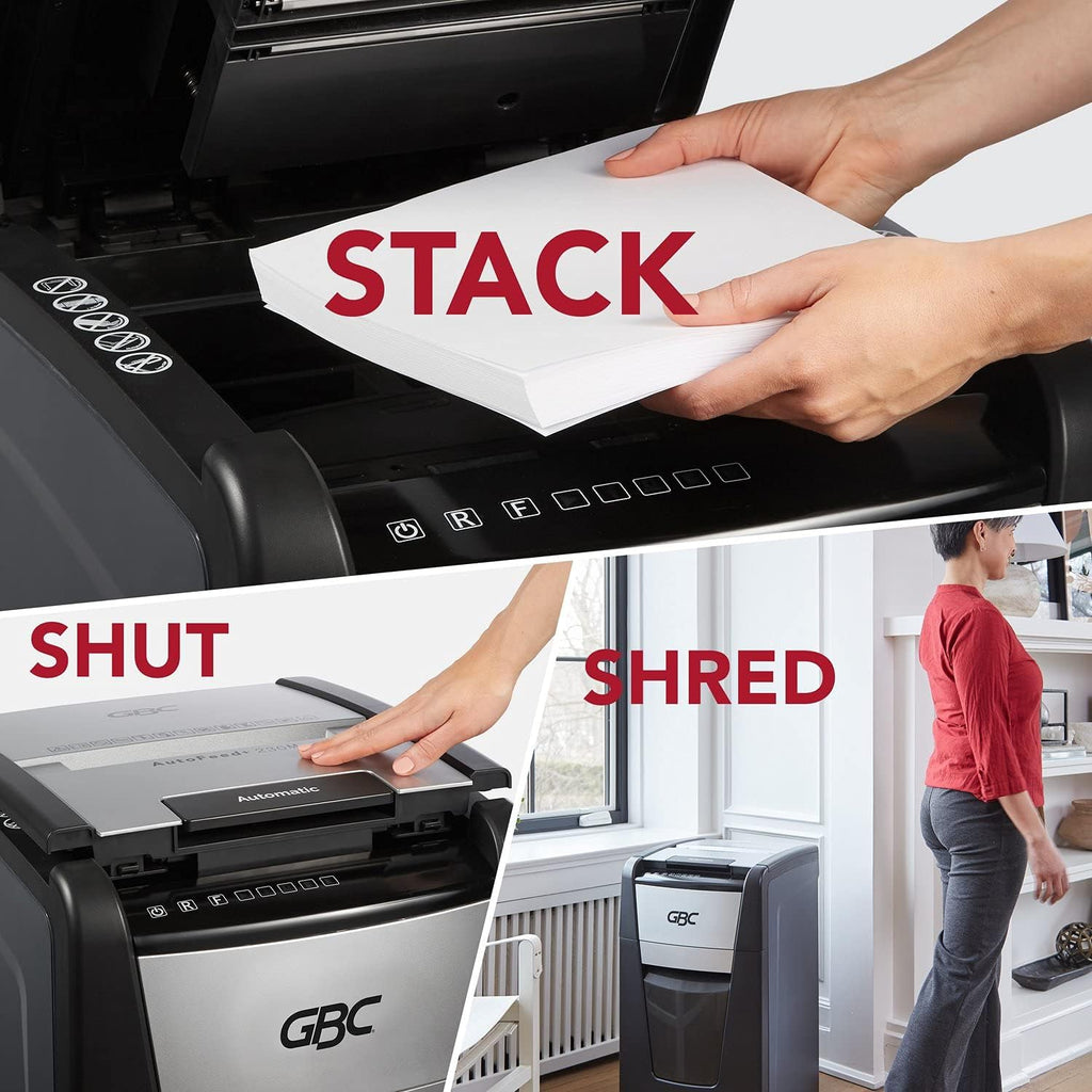 Auto Feed 150 Sheet Capacity Super Cross-Cut Paper Shredder I73904