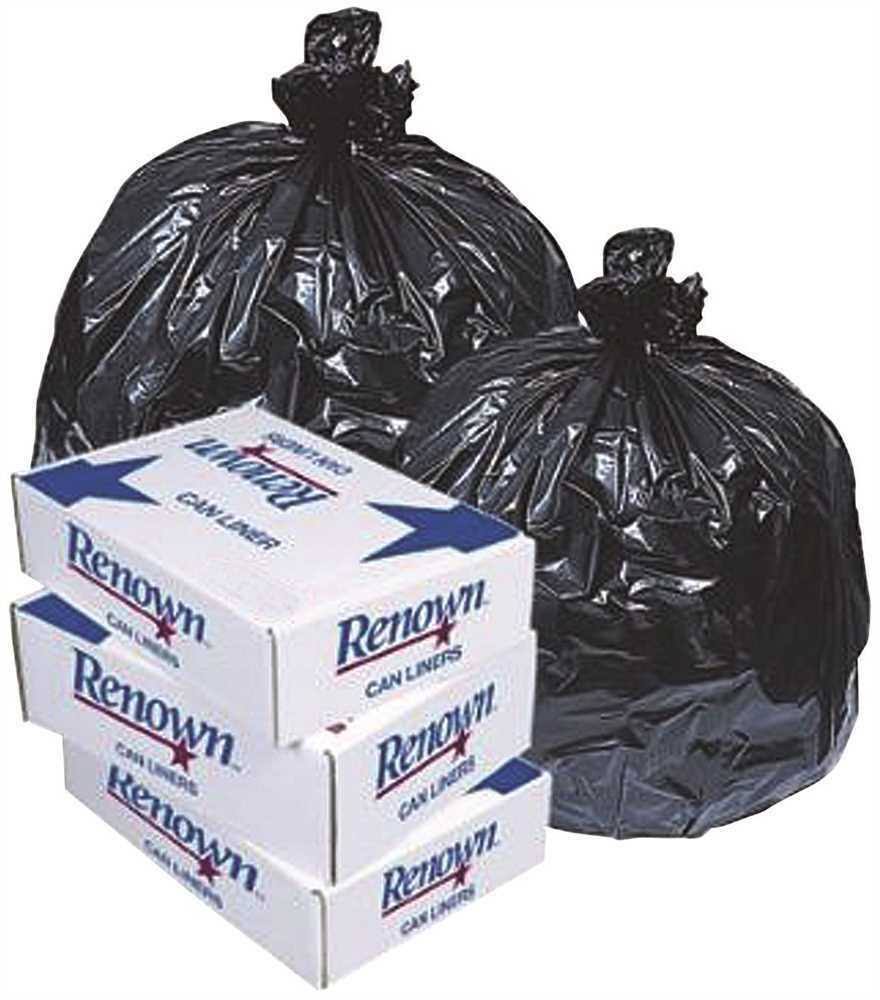 Black Can Liner 38x58 60Gl 0.7mil R45386