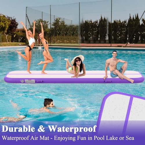 Tumble Track Gymnastics Mat 20ft 4/8 Inch Thick with Electric Pump P276623