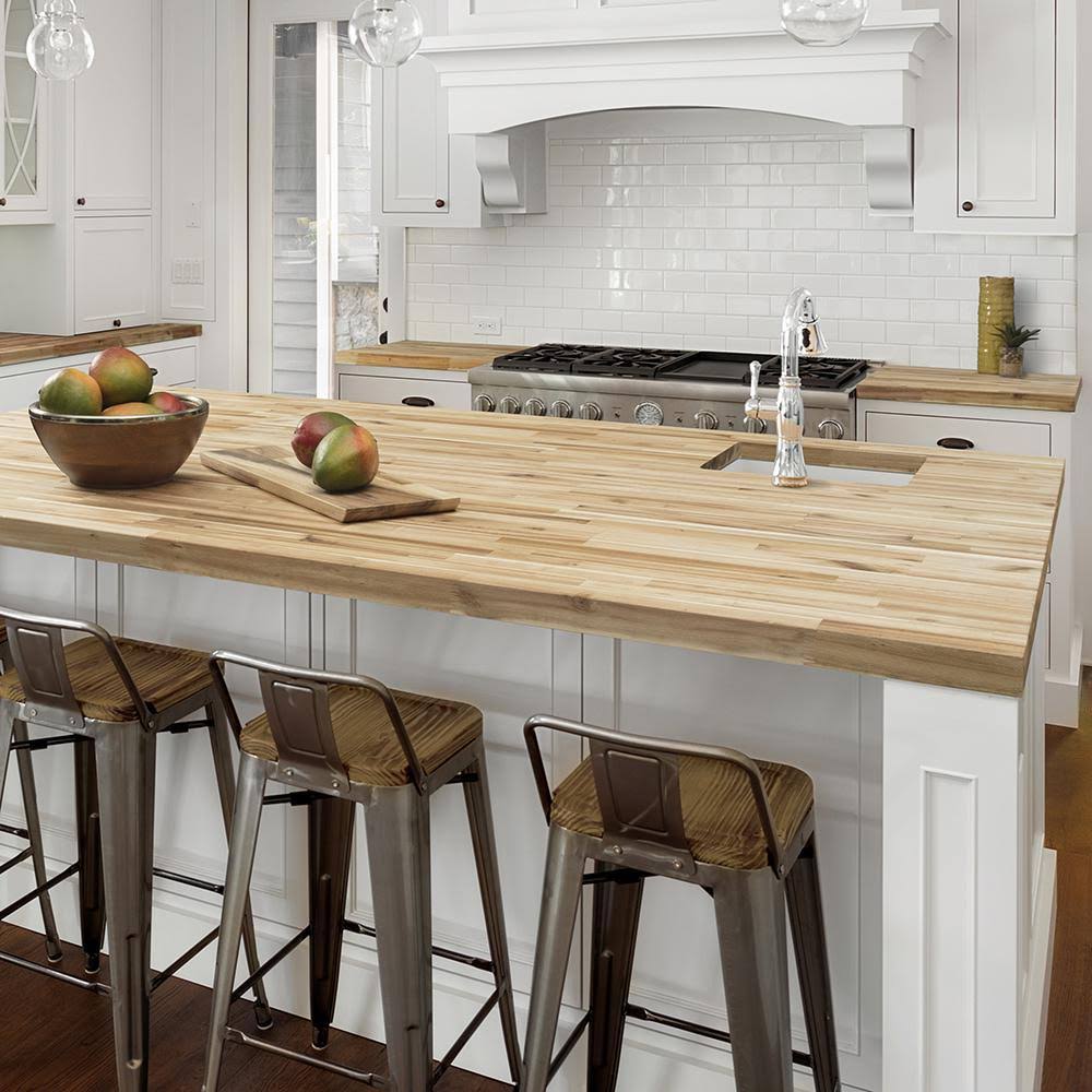 Acacia Wood Backsplash O53364