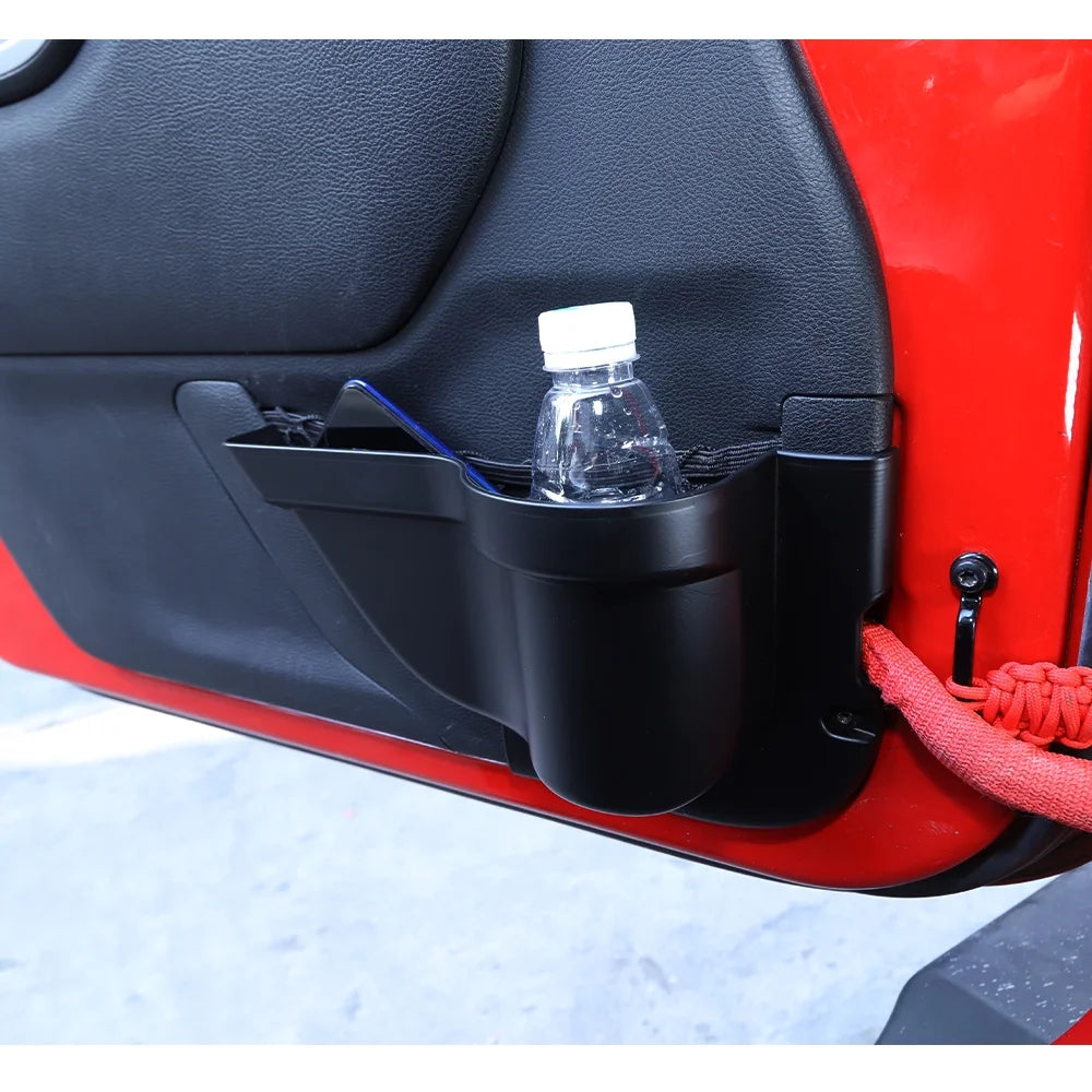 Black Front Door Storage Organizer Box for Jeep Wrangler JK JKU 2011-2017 J81870