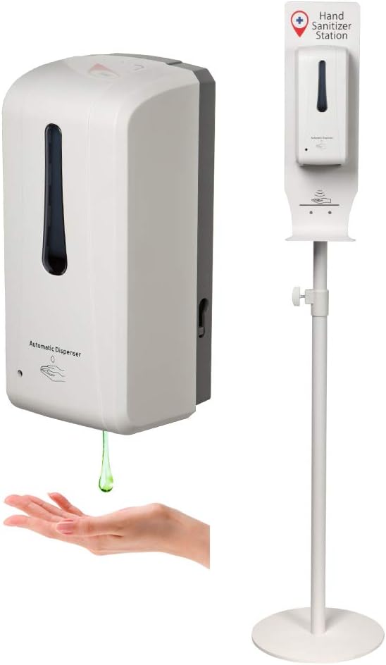 Pack of 2 Automatic Sanitizer Dispenser with Metal Stand W638